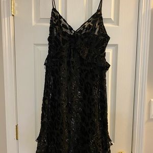 Victoria's Secret Black Shimmer Dress Size XL